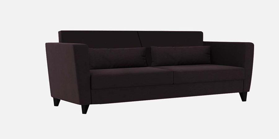 Tokyo Fabric 3 Seater Sofa In Cara Brown Colour - Febonic Living