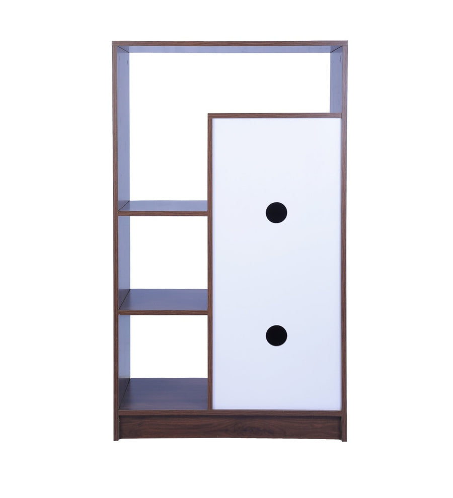 Elira Shoe Rack In Dark And Frosty White Finish - Febonic Living