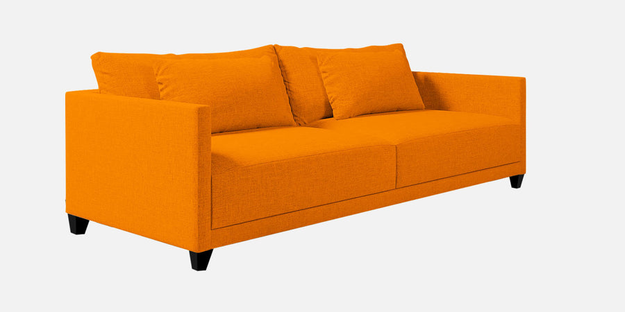 Kera Fabric 2 Seater Sofa In Vivid Orange Colour - Febonic Living