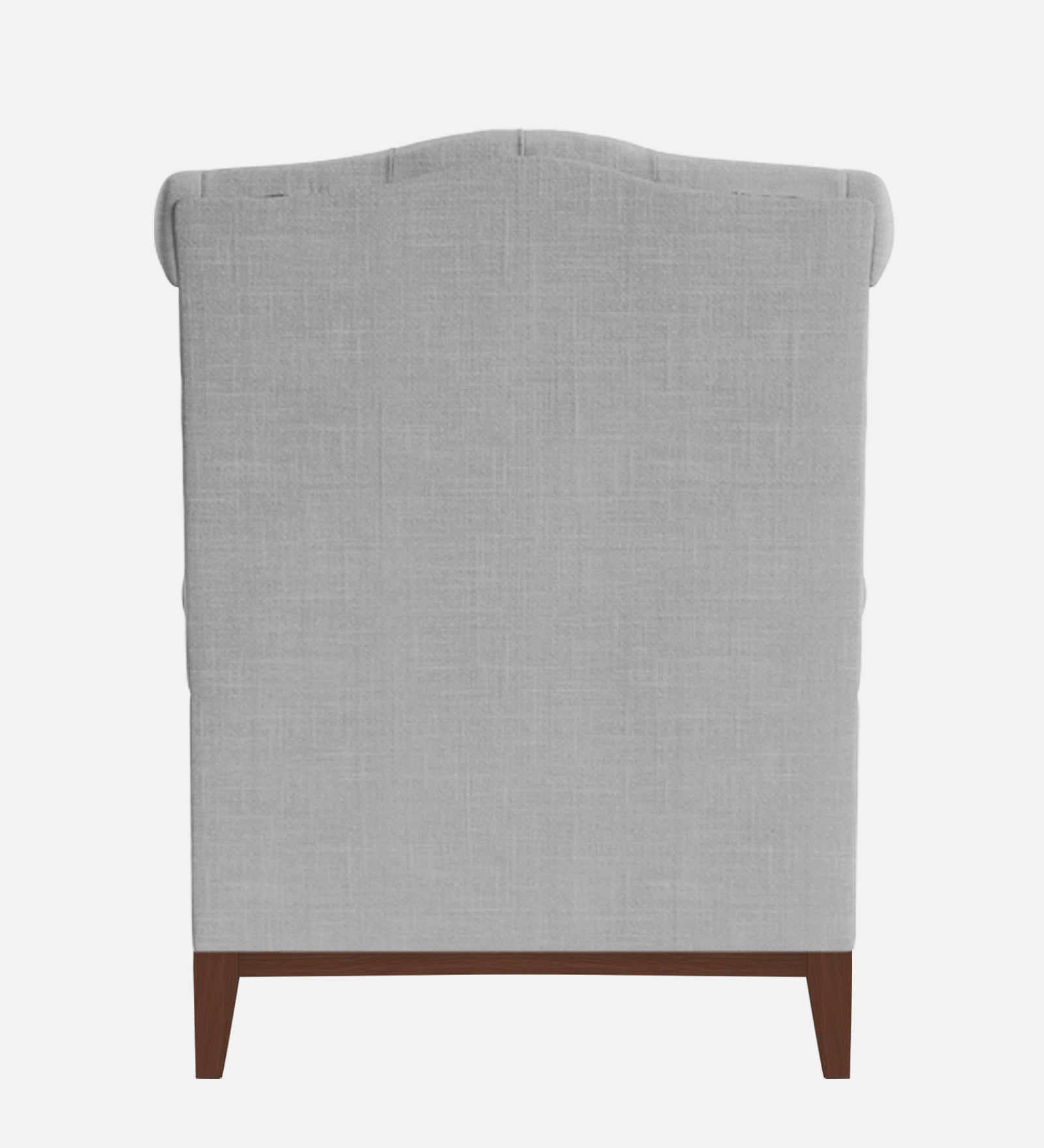 Nory Fabric 1 Seater Wing Chair in Lit Grey Colour