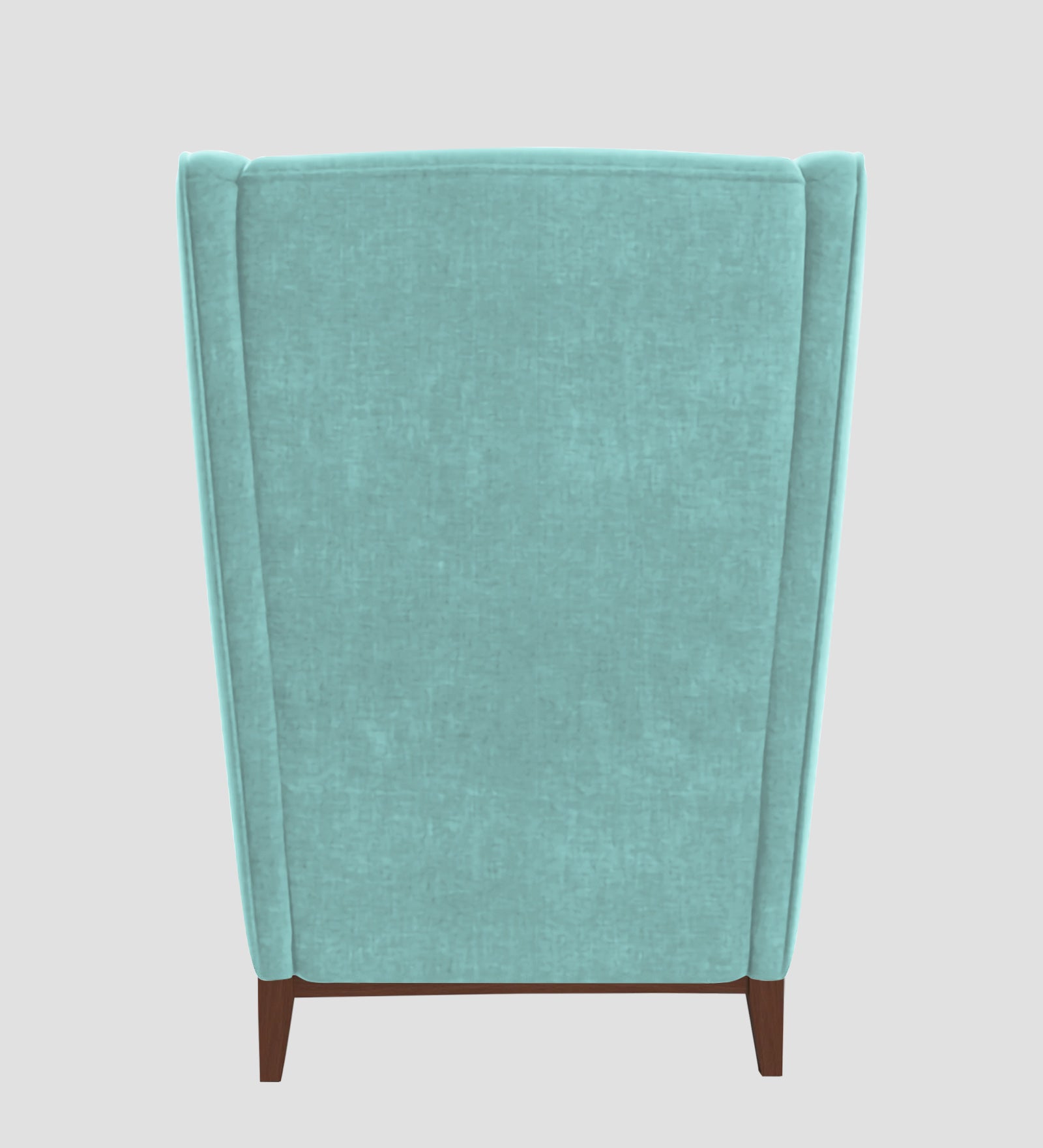 Suri Velvet 1 Seater Wing Chair in Barmunda Aqua Colour