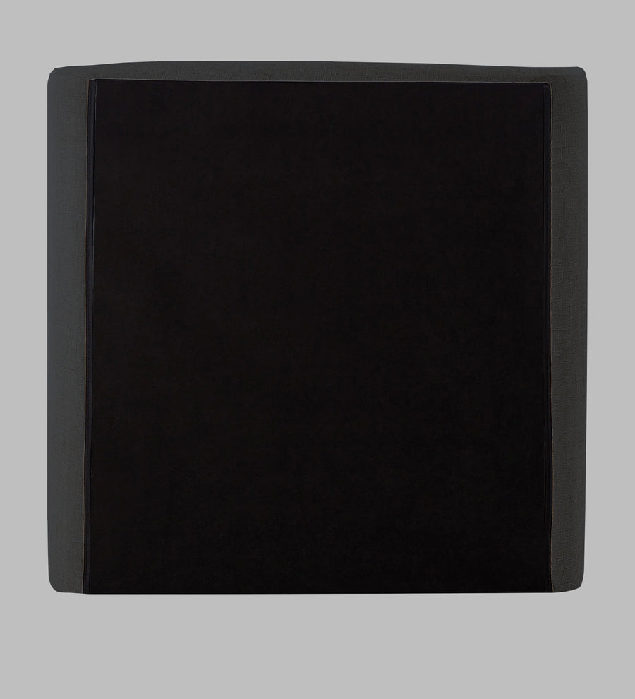 Lenny Fabric Upholstered Single Size Bed In Charcoal Grey Colour - Febonic Living