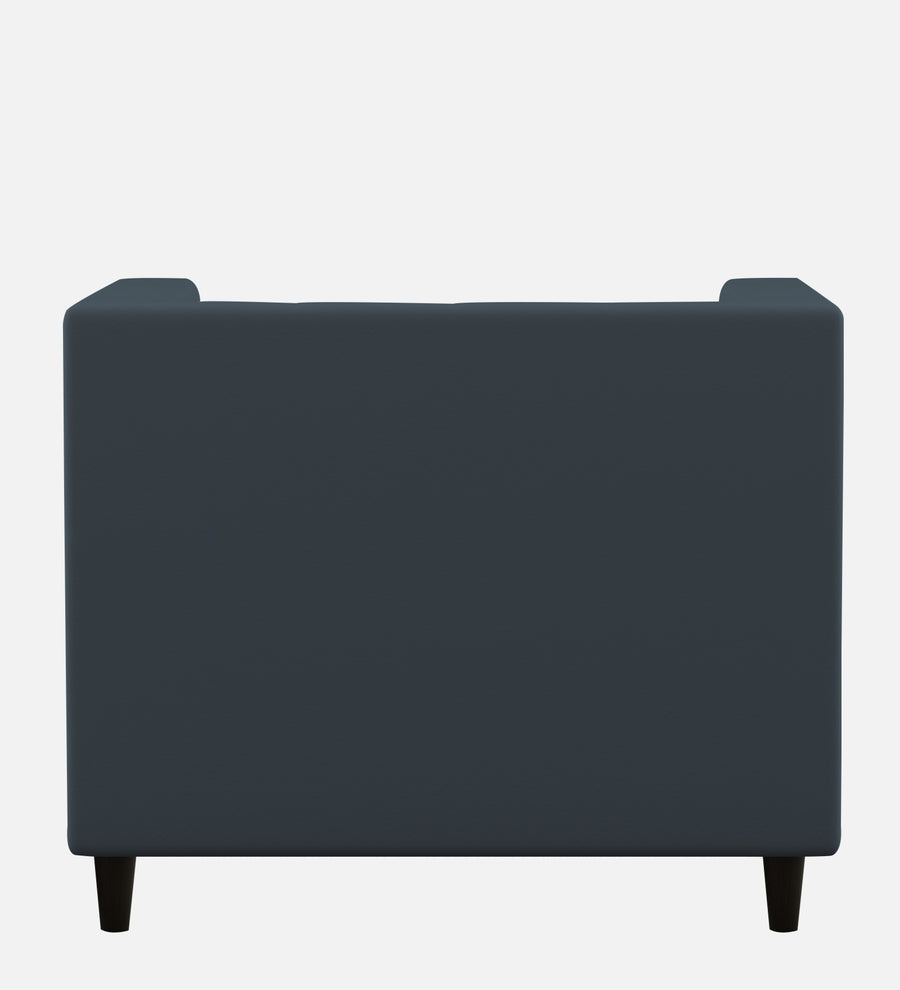 Braulia Velvet 1 Seater Sofa In Oxford Blue Colour - Febonic Living