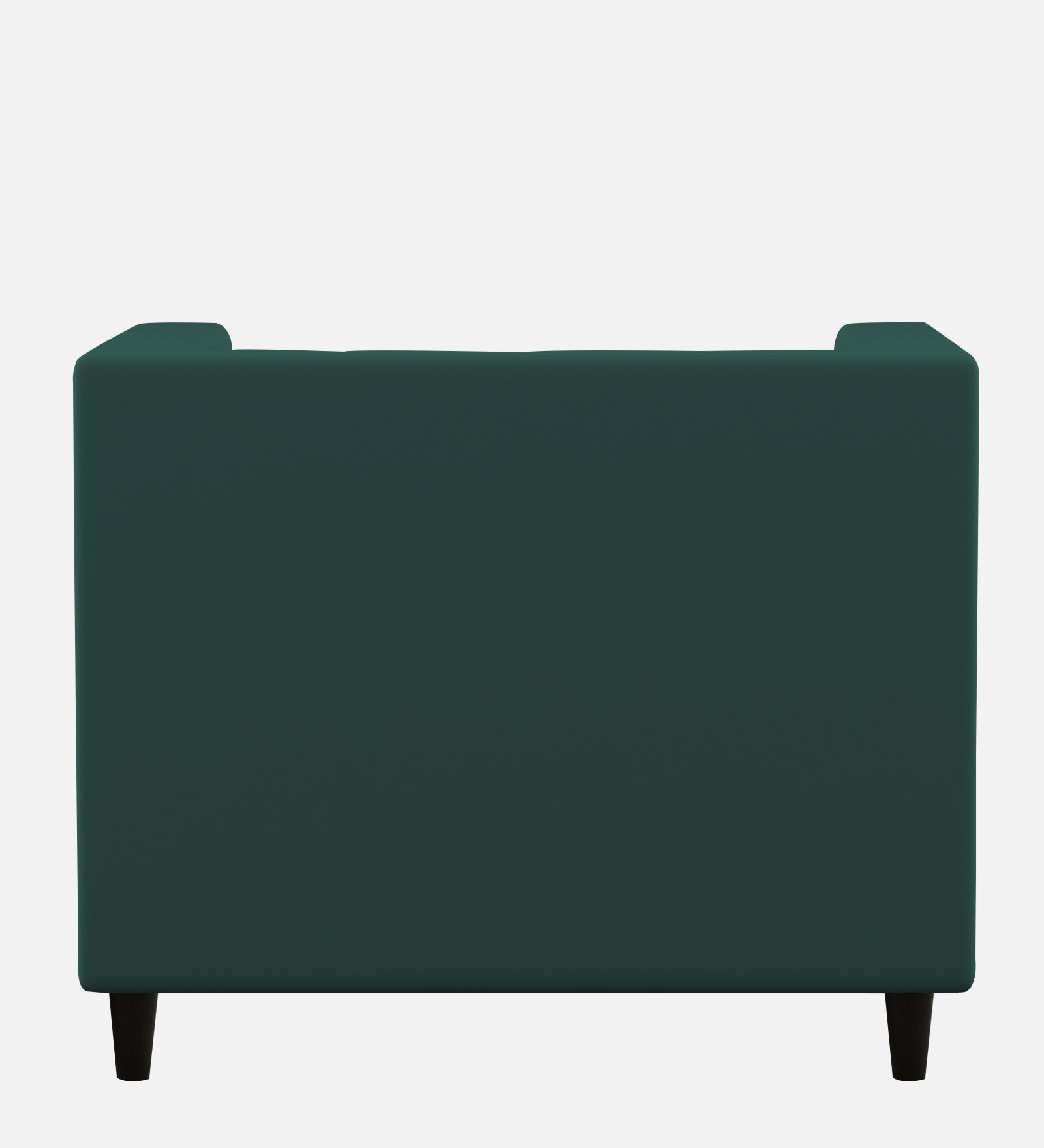 Braulia Velvet 1 Seater Sofa In Pine Green Colour