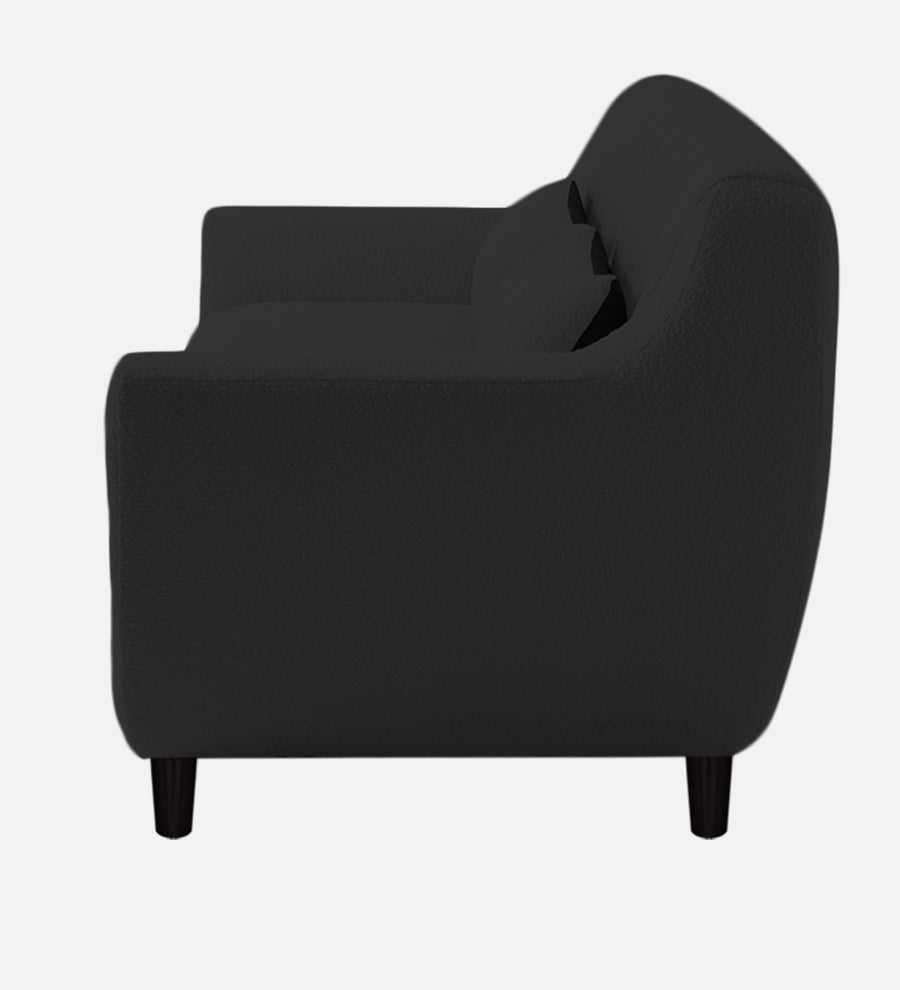 Nesco Boucle Fabric 1 Seater Sofa In Cloud Grey Colour - Febonic Living