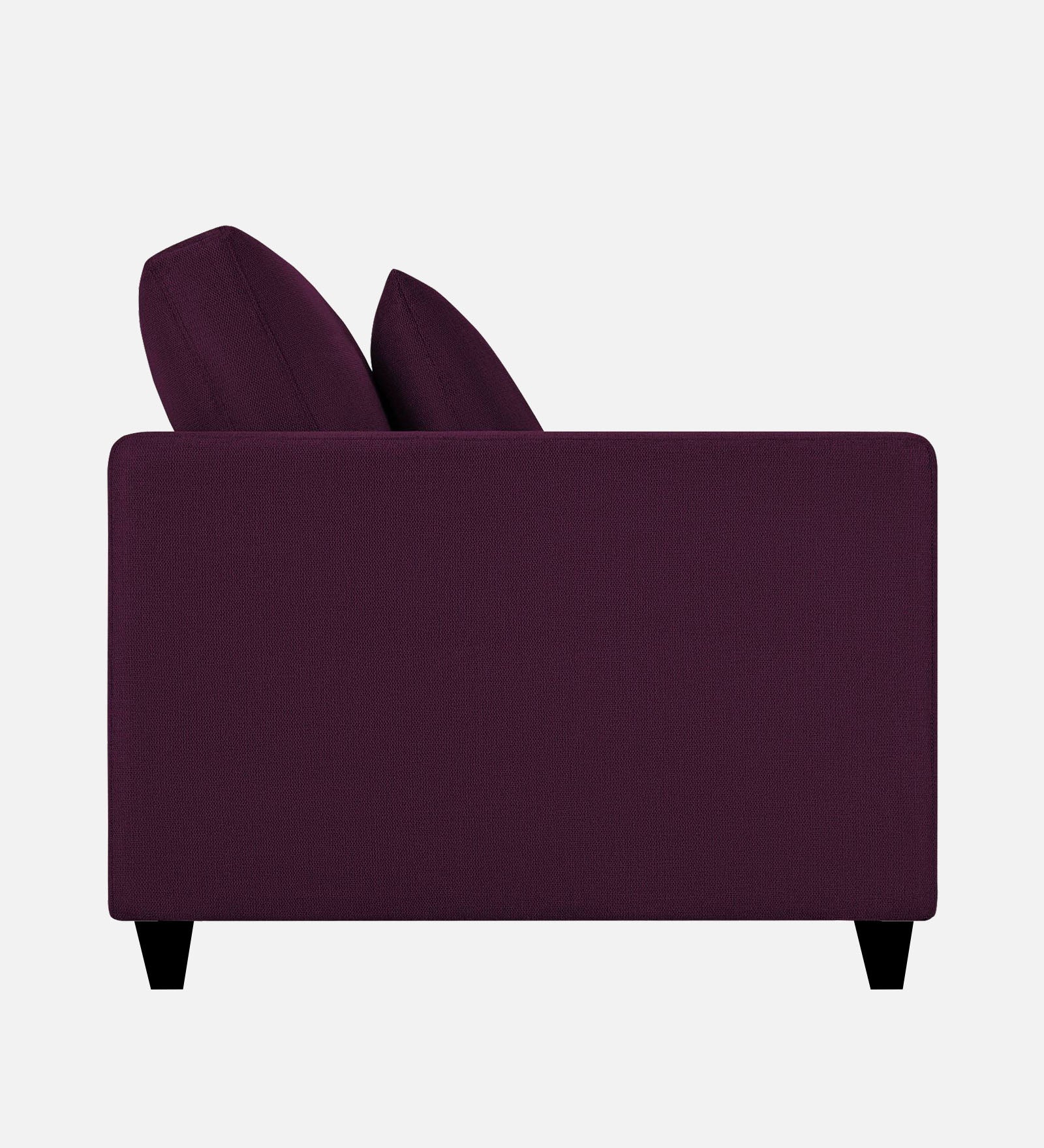 Kera Fabric 1 Seater Sofa in Greek Purple Colour