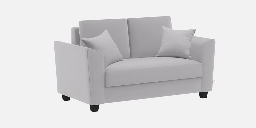 Daku Fabric 2 Seater Sofa In Lit Grey Colour - Febonic Living
