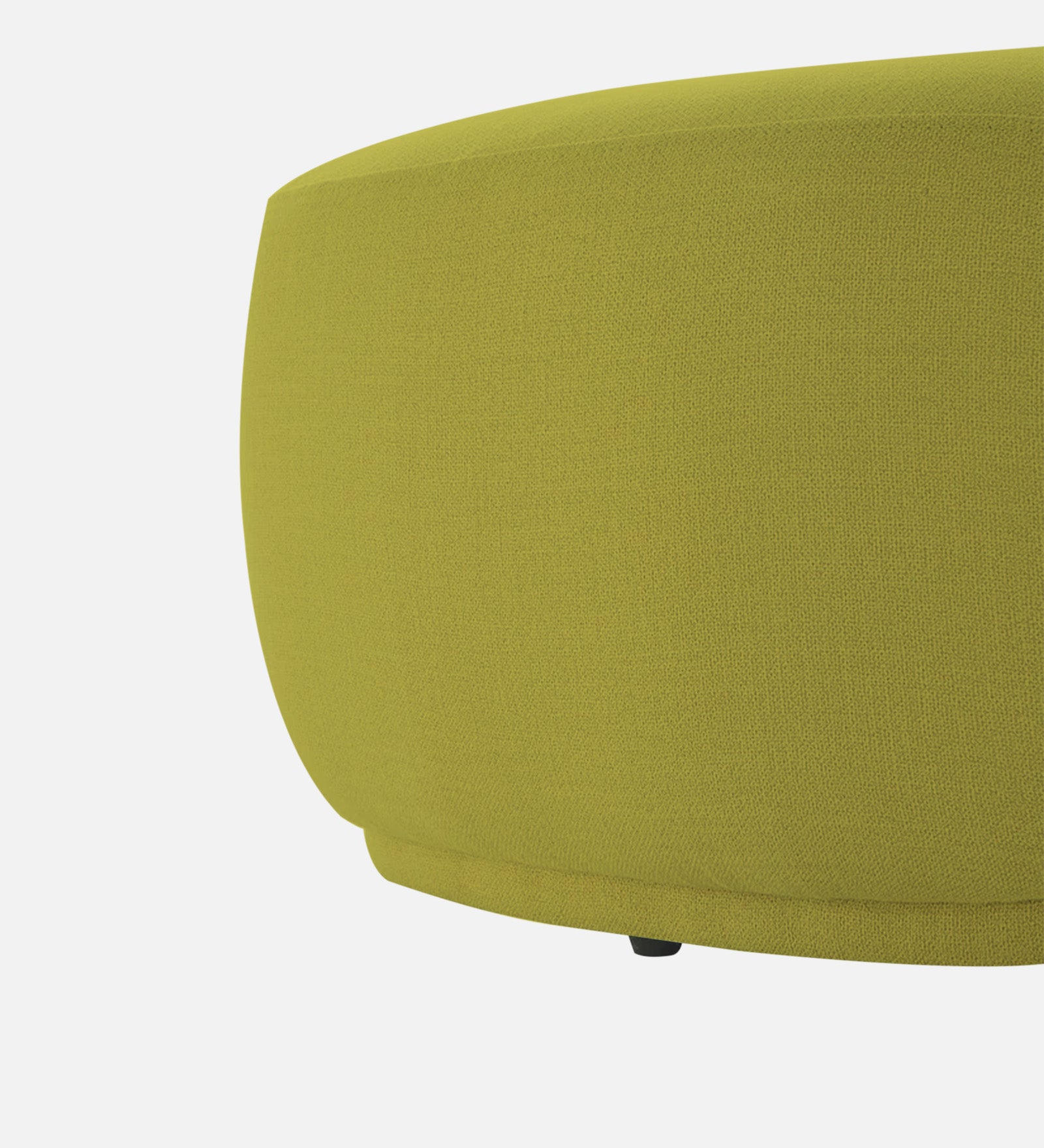 Nona Fabric Pouffe In Parrot Green Colour