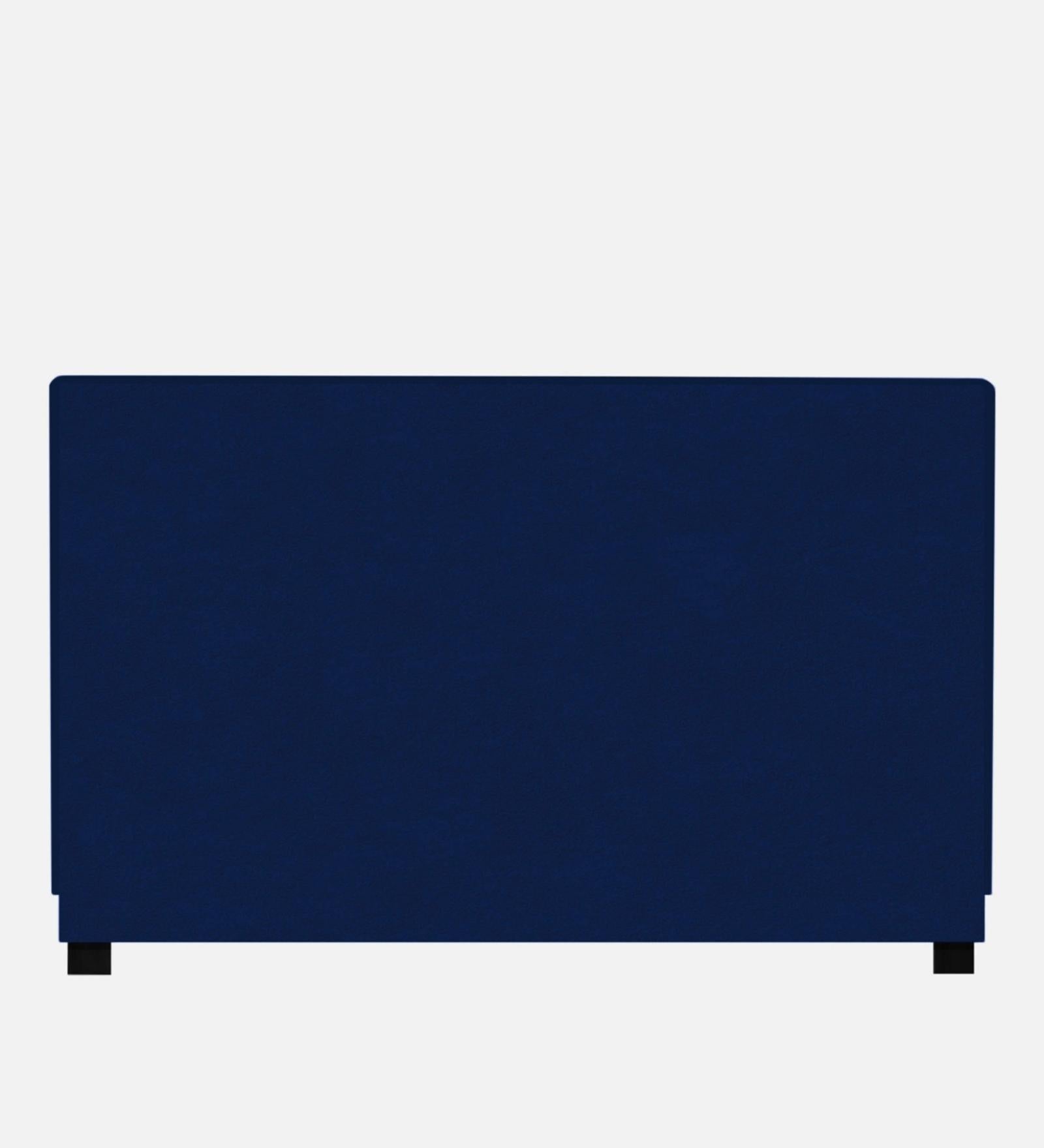 Asyra Fabric King Size Bed in Royal Blue Colour With Storage