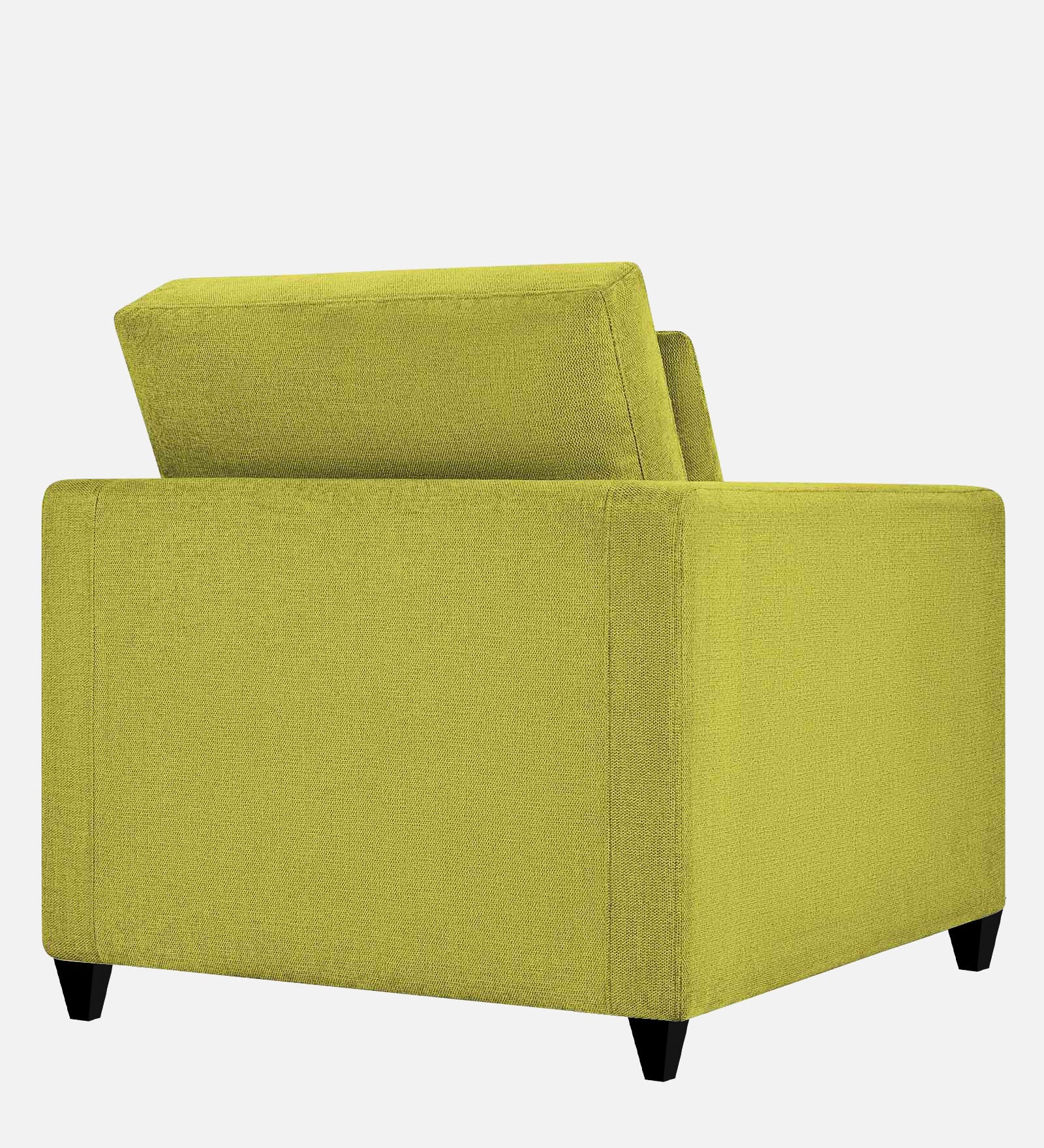 Kera Fabric 1 Seater Sofa in Parrot Green Colour