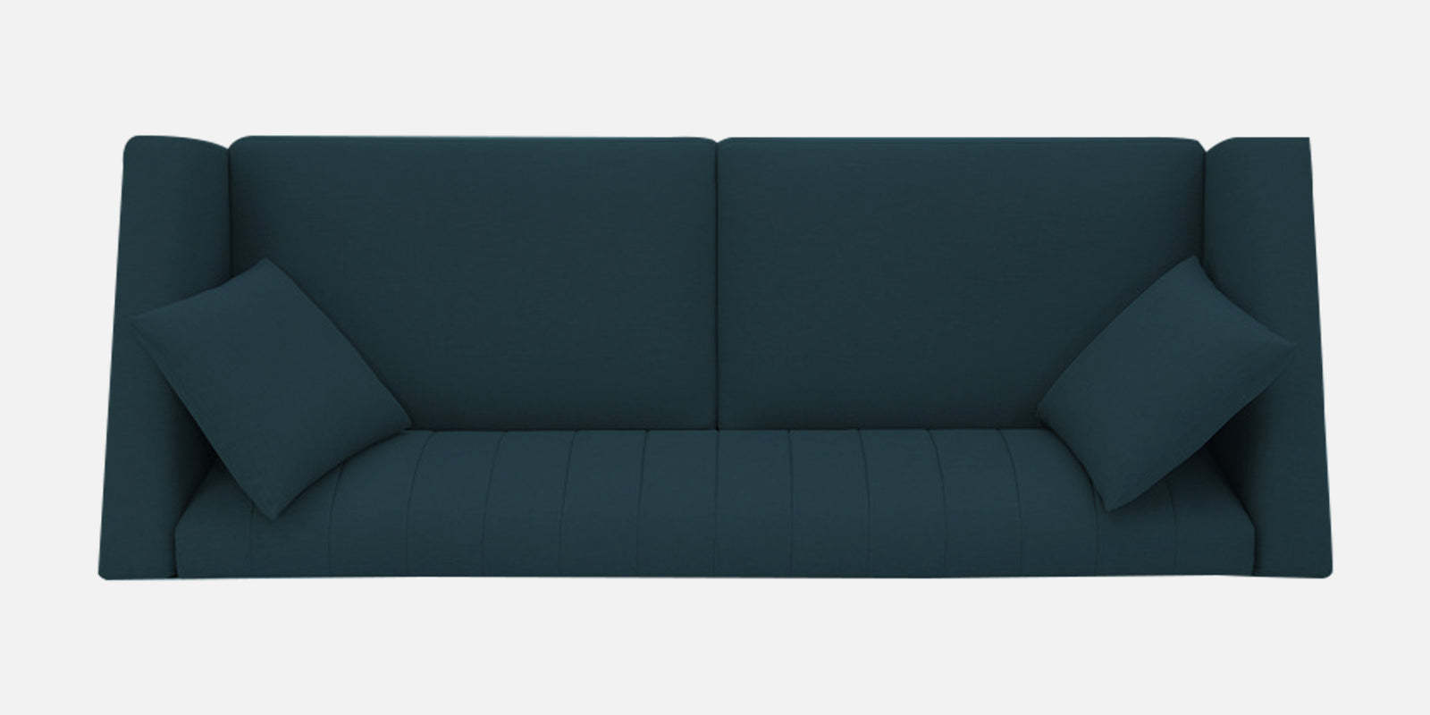 Polon Fabric 3 Seater Sofa In Harbour Blue Colour