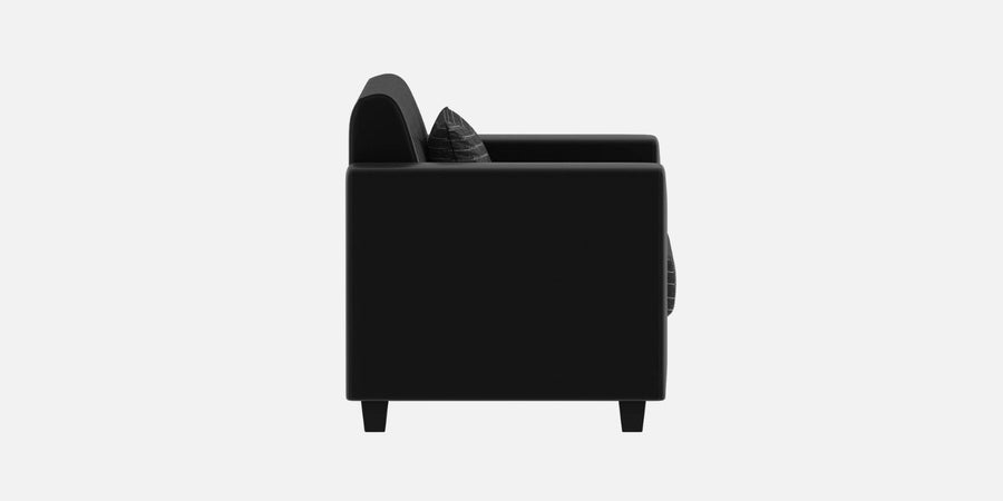 Baley Fabric 2 Seater Sofa In Lama Black Colour - Febonic Living