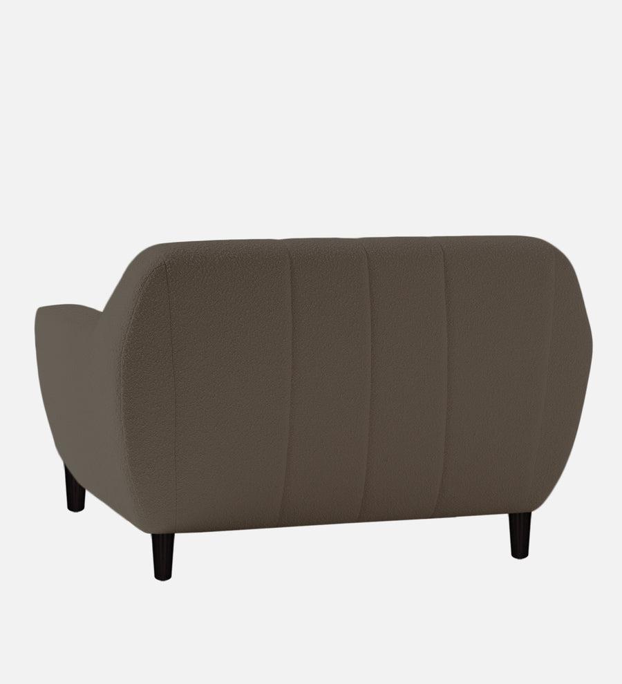 Nesco Boucle Fabric 1 Seater Sofa In Niya Beige Colour - Febonic Living