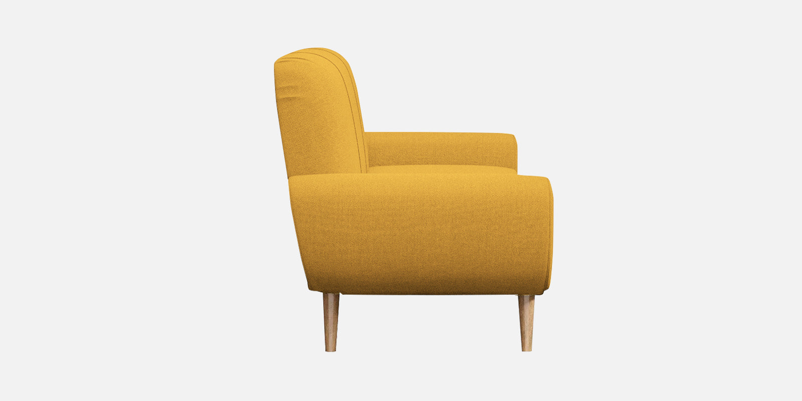 Jessy Fabric 3 Seater Sofa in Bold Yellow Colour