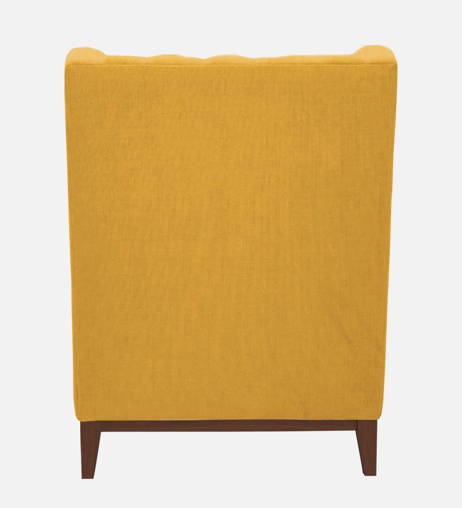 Panas Fabric 1 Seater Wing Chair in Bold Yellow Colour