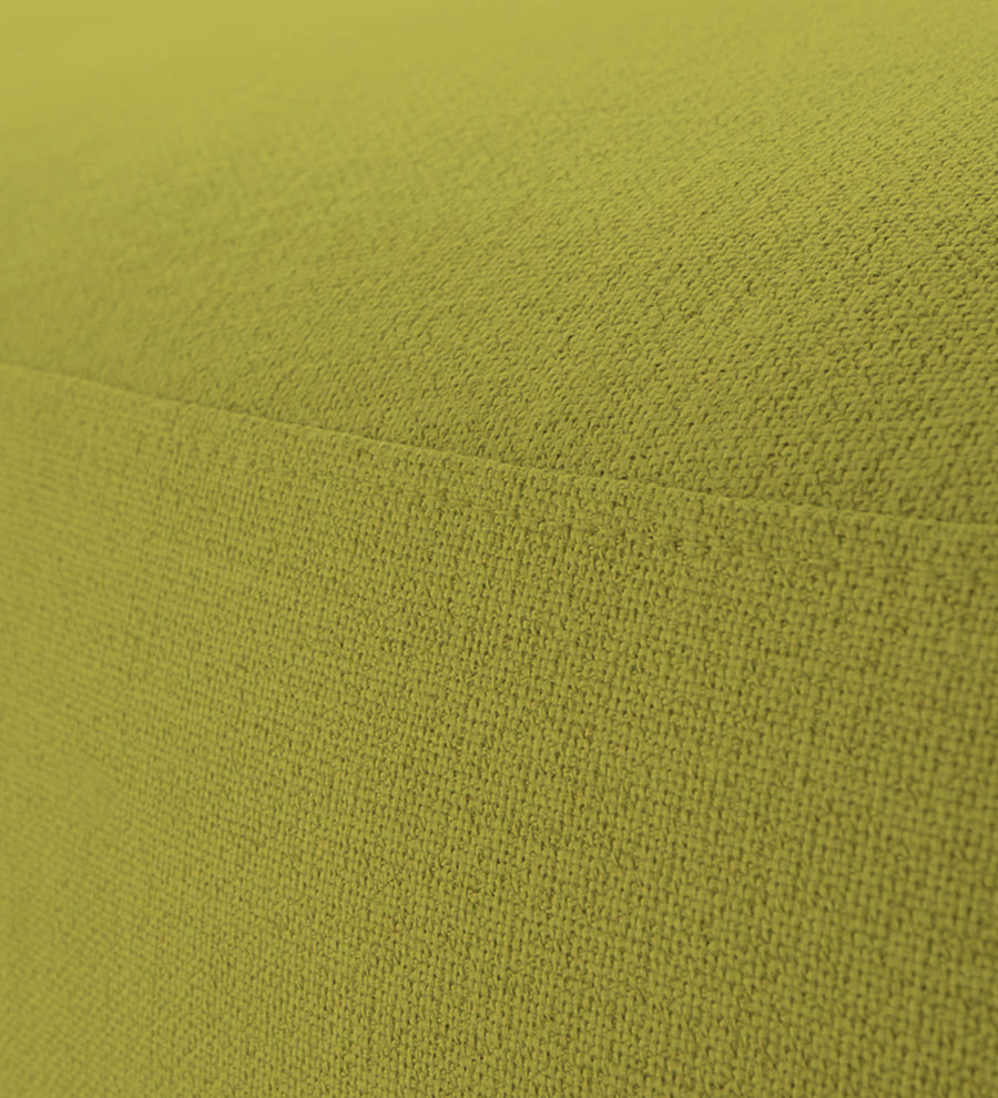 Nona Fabric Pouffe In Parrot Green Colour - Febonic Living