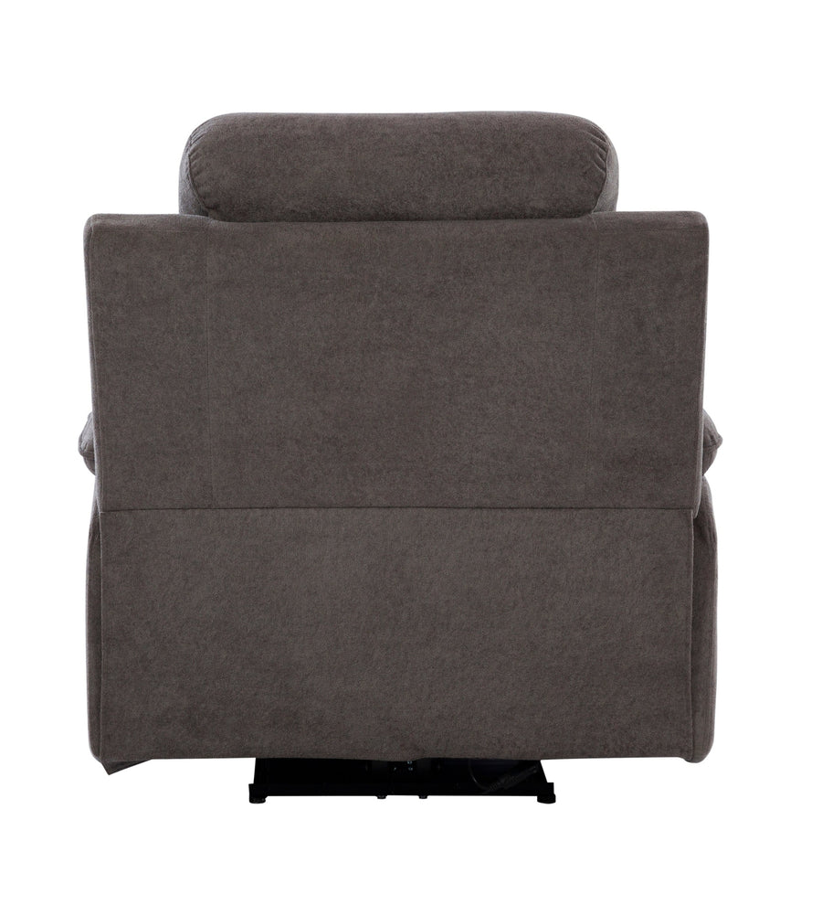 Waki Boucle 1 Seater Motorized Recliner In Concrete Grey Colour - Febonic Living