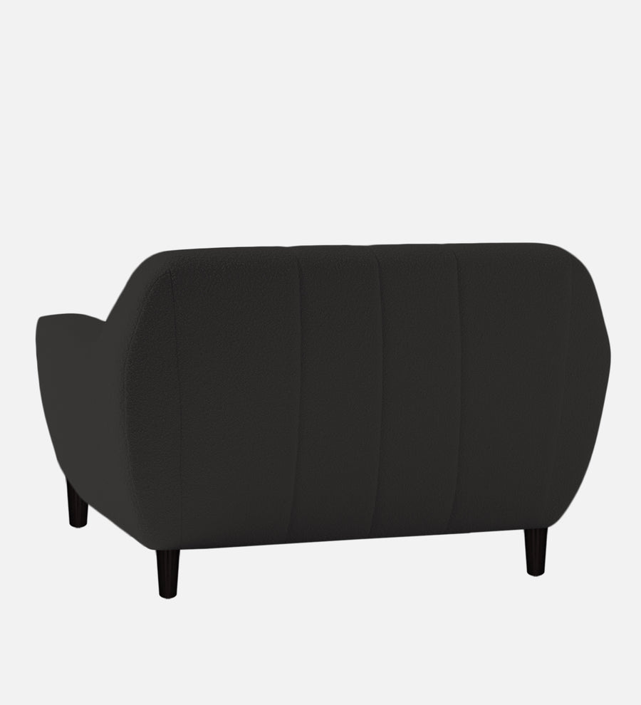 Nesco Boucle Fabric 1 Seater Sofa In Cloud Grey Colour - Febonic Living
