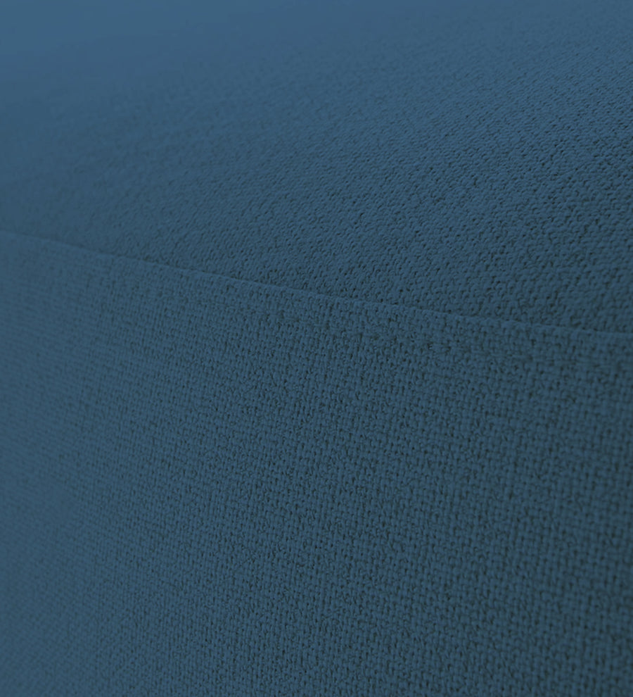 Nona Fabric Pouffe In Light Blue Colour - Febonic Living