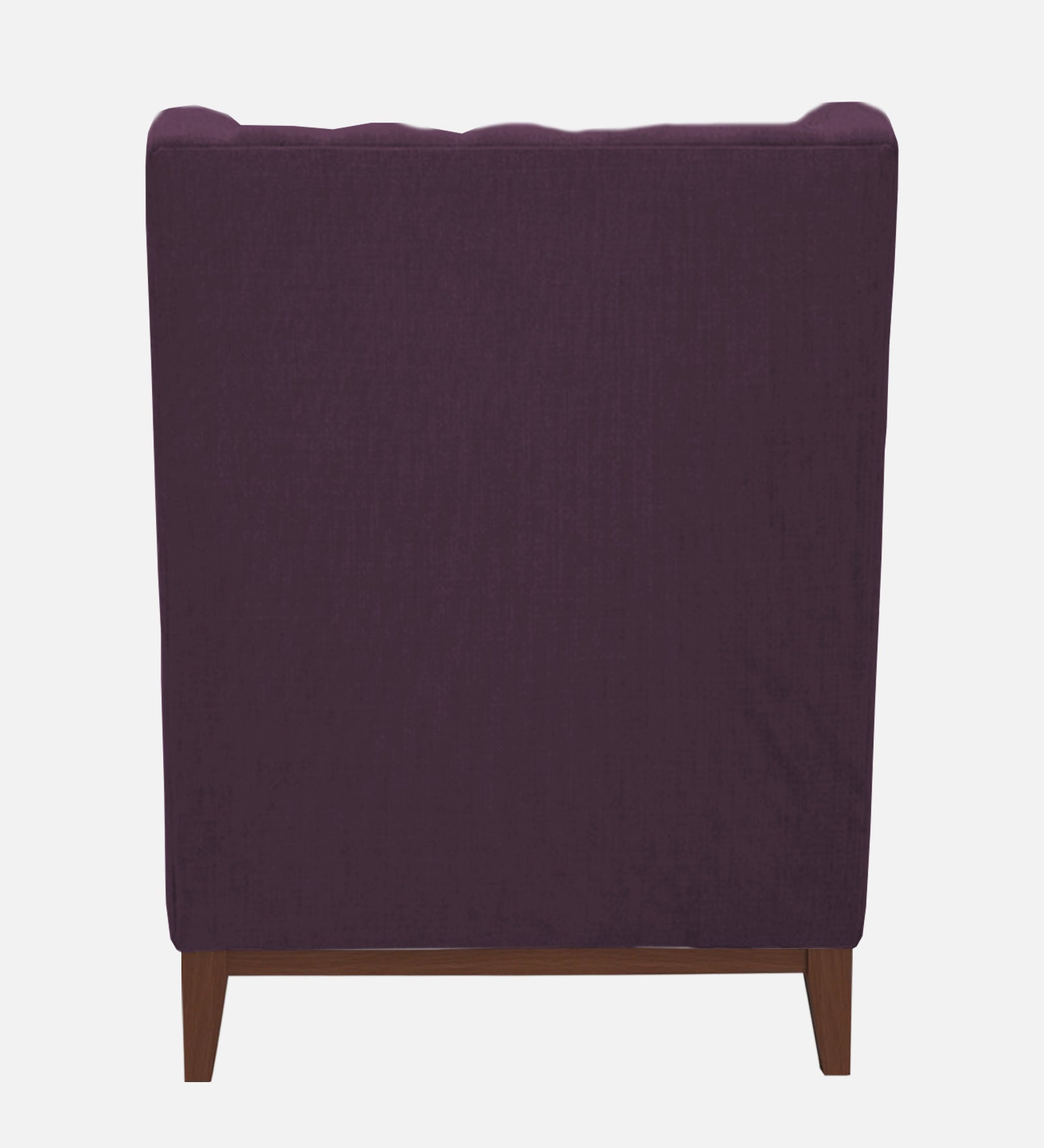 Kuchi Fabric 1 Seater Wing Chair Sofa in Greek Purple Colour