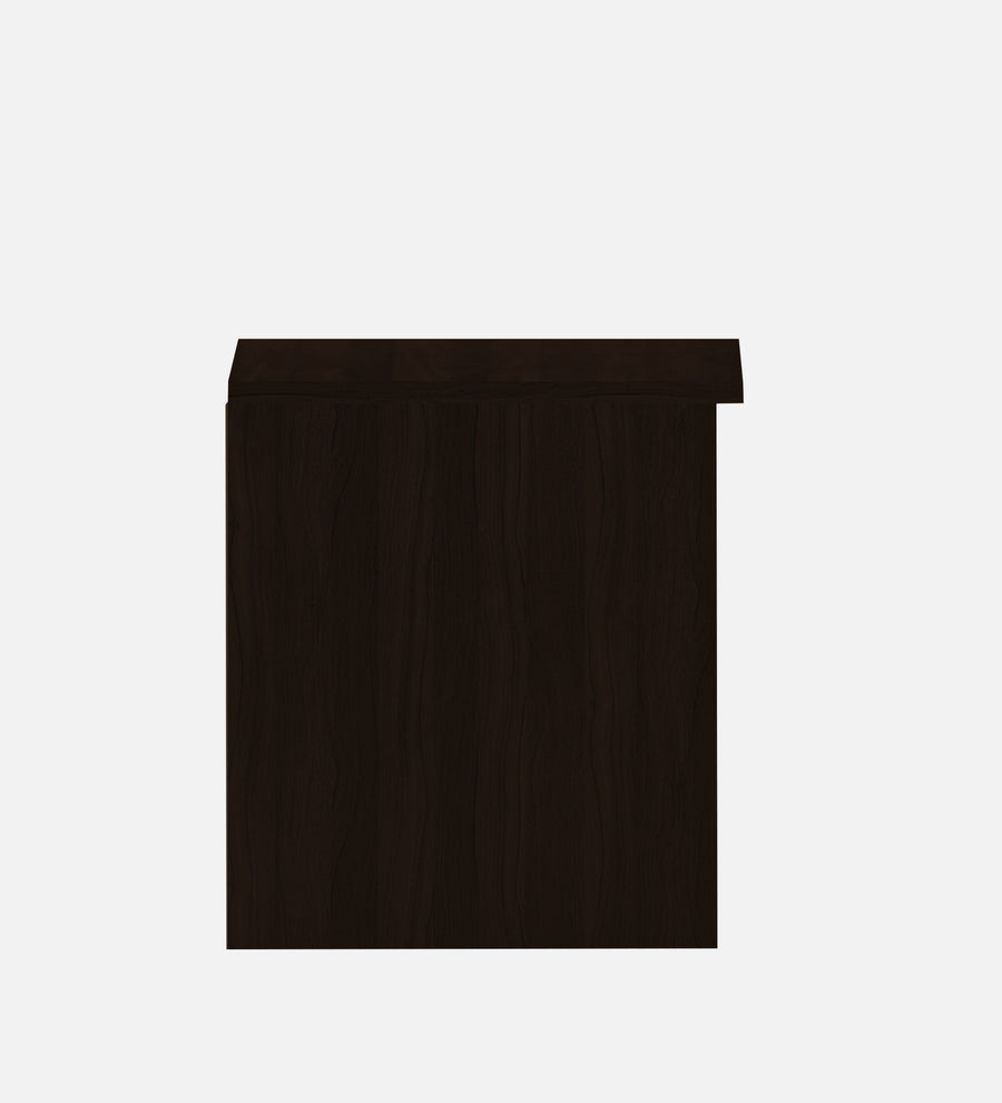 Rona Bedside Table With Drawer In Wenge And Frosty White Finish - Febonic Living