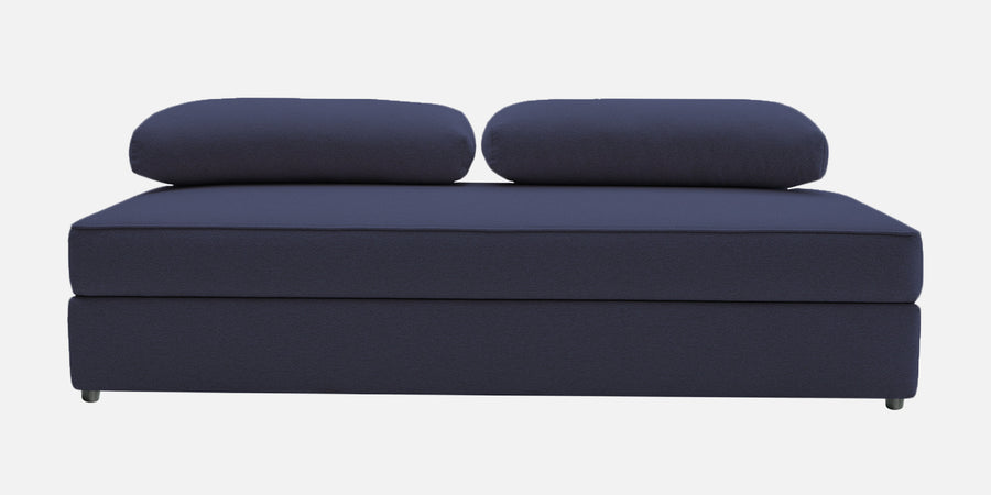Vito Fabric Day Bed In Slate Blue Colour With Storage - Febonic Living