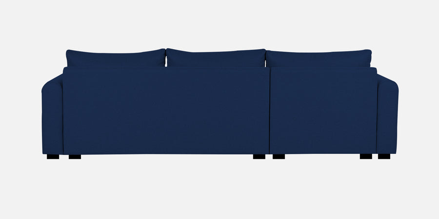 Sigma Fabric Rhs Sectional Sofa 3 Lounger In Royal Blue Colour - Febonic Living