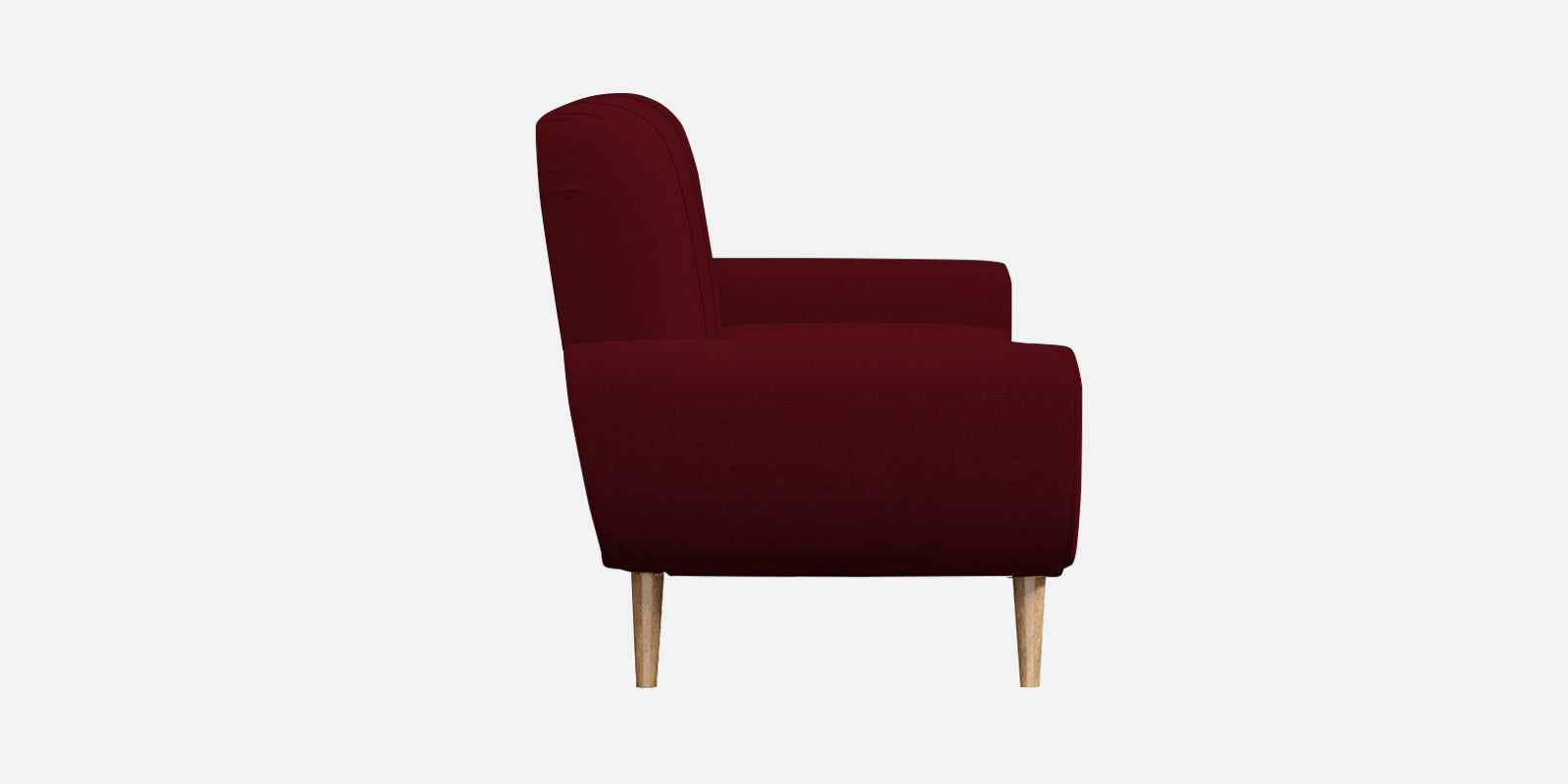 Jessy Fabric 3 Seater Sofa in Ruby Red Colour