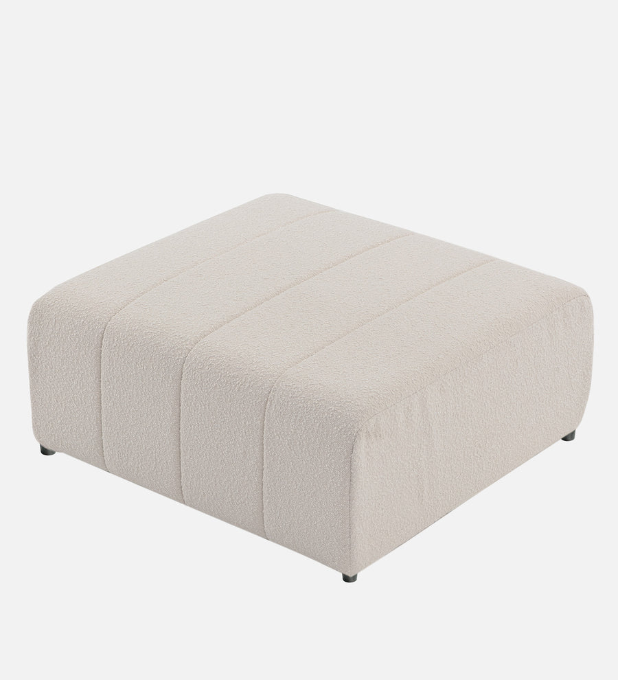 Lark Boucle Bench In Bright White Colour - Febonic Living