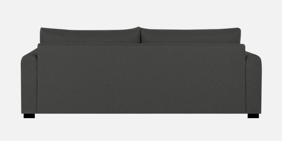 Sigma Fabric 3 Seater Sofa In Charcoal Grey Colour - Febonic Living