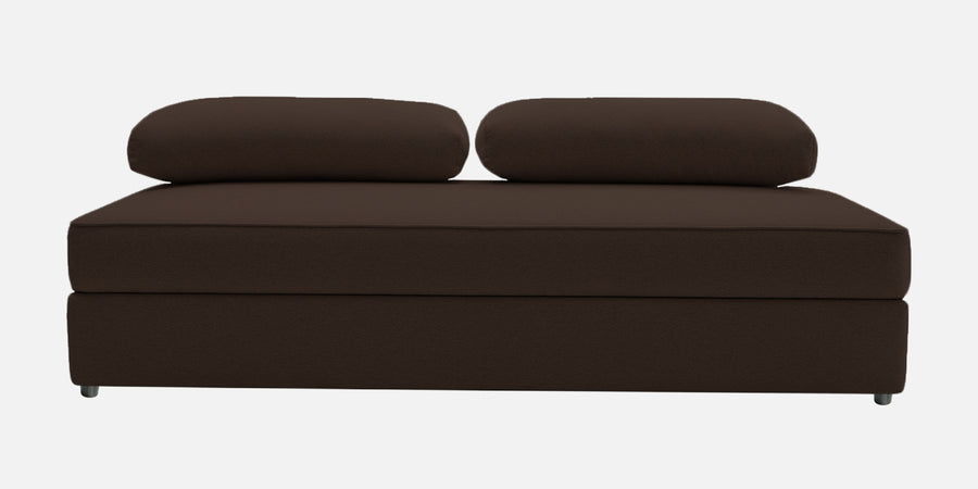Vito Fabric Day Bed In Cidar Brown Colour With Storage - Febonic Living