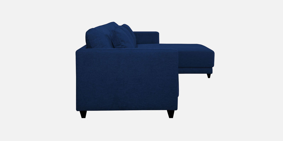 Kera Fabric Lhs Sectional Sofa 3 Lounger In Royal Blue Colour - Febonic Living