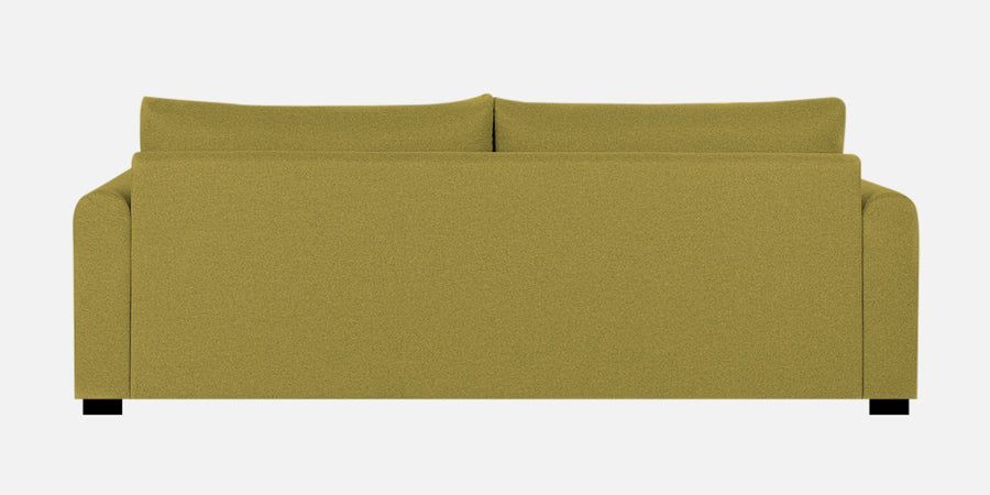 Sigma Fabric 3 Seater Sofa In Parrot Green Colour - Febonic Living