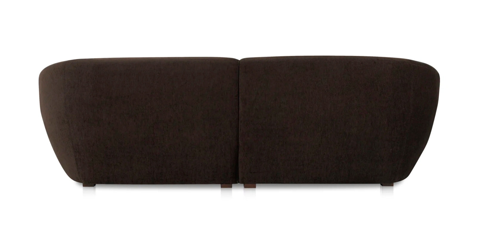 Pepper Fabric 3 Seater Sofa In Coffee Brown Colour