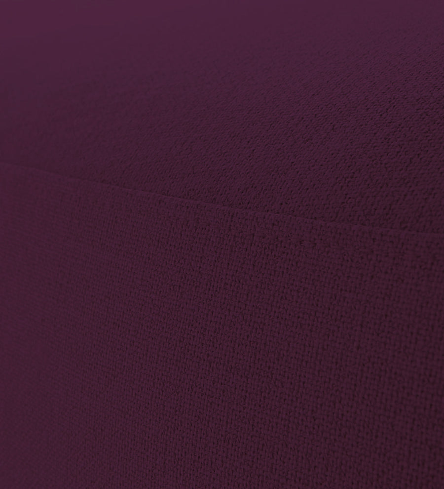 Nona Fabric Pouffe In Greek Purple Colour - Febonic Living