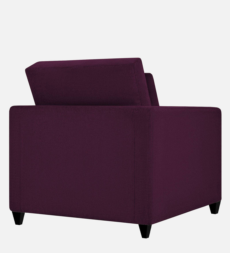 Kera Fabric 1 Seater Sofa In Greek Purple Colour - Febonic Living