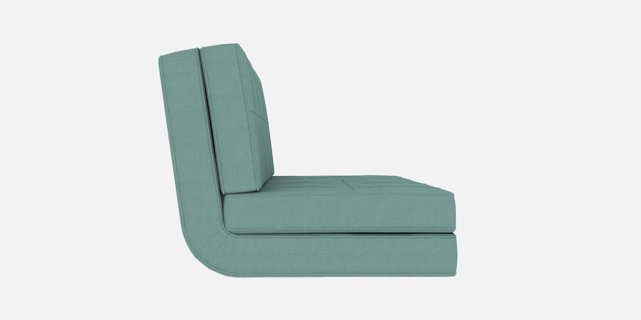 Cora Fabric 2 Seater Foldable Sofa Cum Bed In Suka Blue Colour - Febonic Living