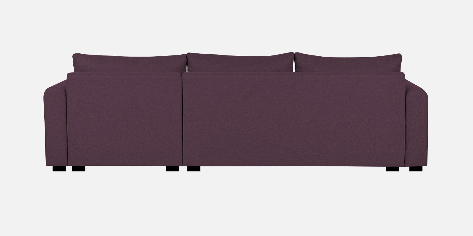 Sigma Fabric LHS Sectional (3+ Lounger) in Greek Purple Colour