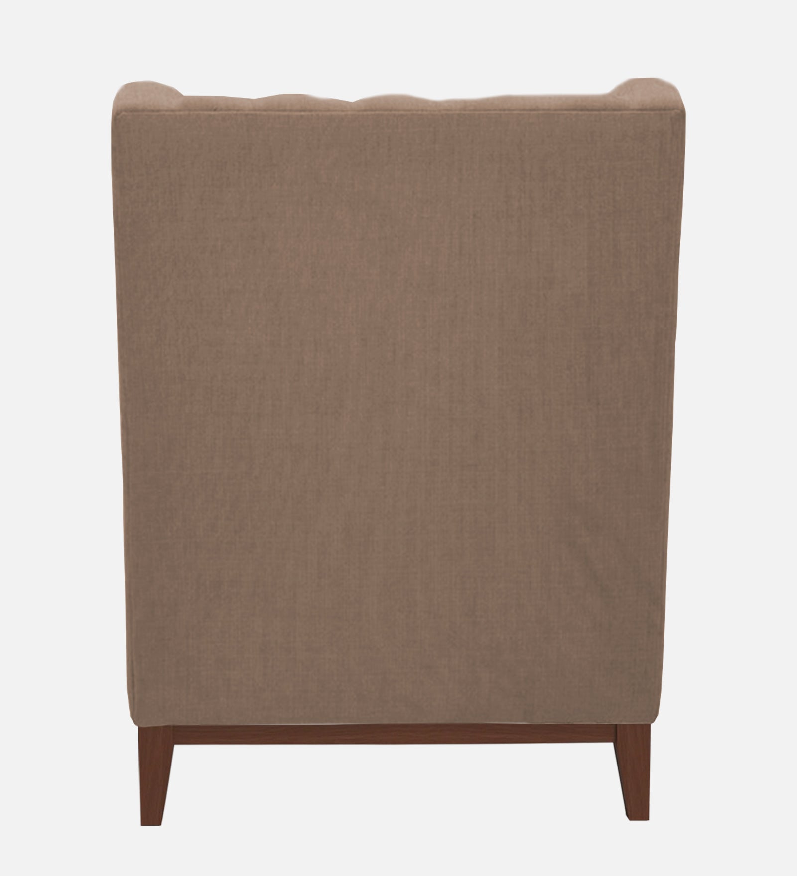 Panas Fabric 1 Seater Wing Chair in Cookie Beige Colour