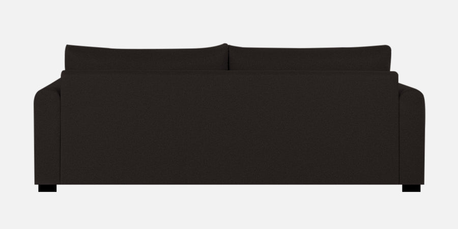 Sigma Fabric 3 Seater Sofa In Cara Brown Colour - Febonic Living