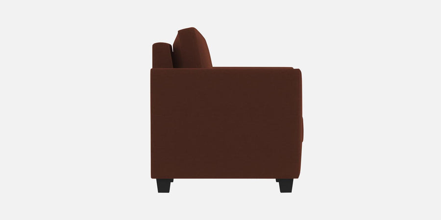 Daku Fabric 3 Seater Sofa In Coffee Brown Colour - Febonic Living