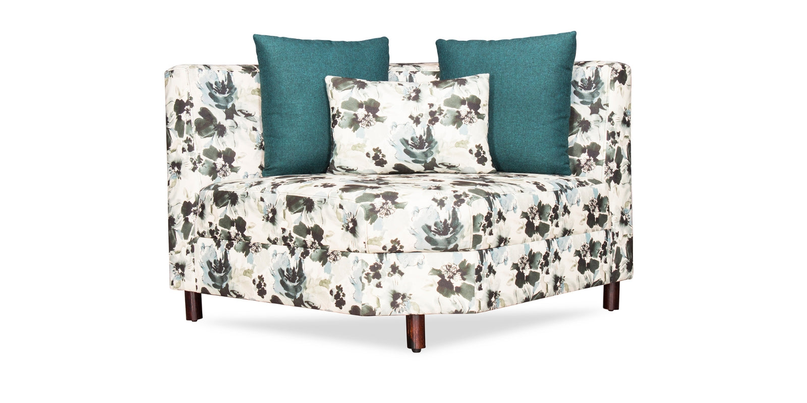 Sadie Fabric 8 Seater Corner Sofa in Sea Green Colour