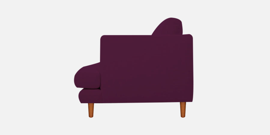 Sokun Fabric 3 Seater Sofa In Greek Purple Colour - Febonic Living