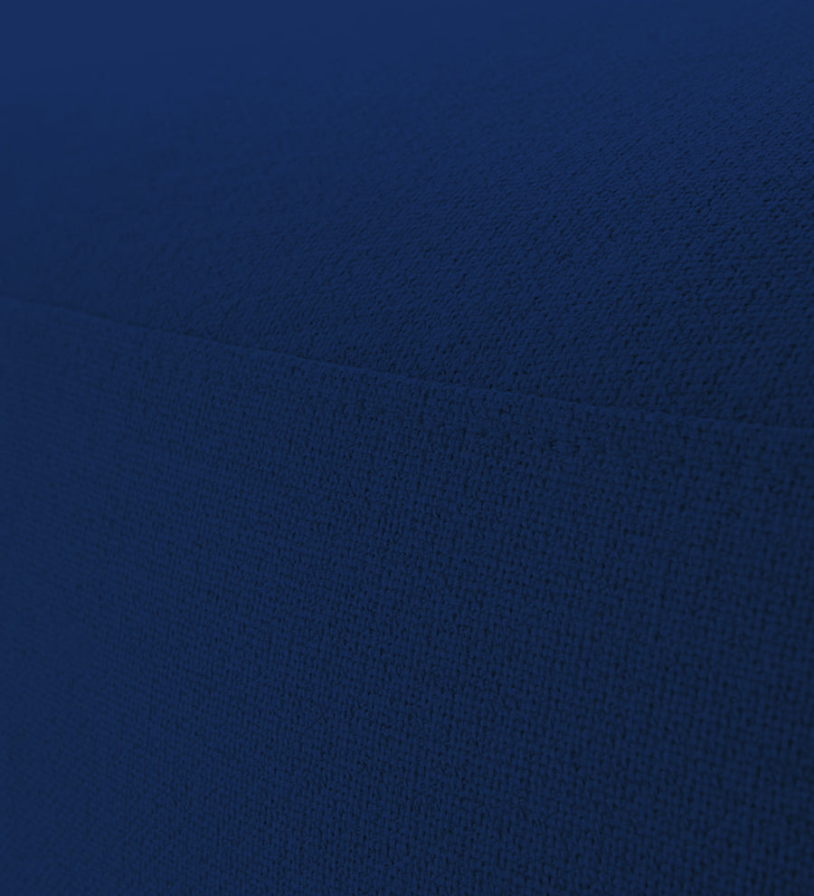 Nona Fabric Pouffe In Royal Blue Colour - Febonic Living