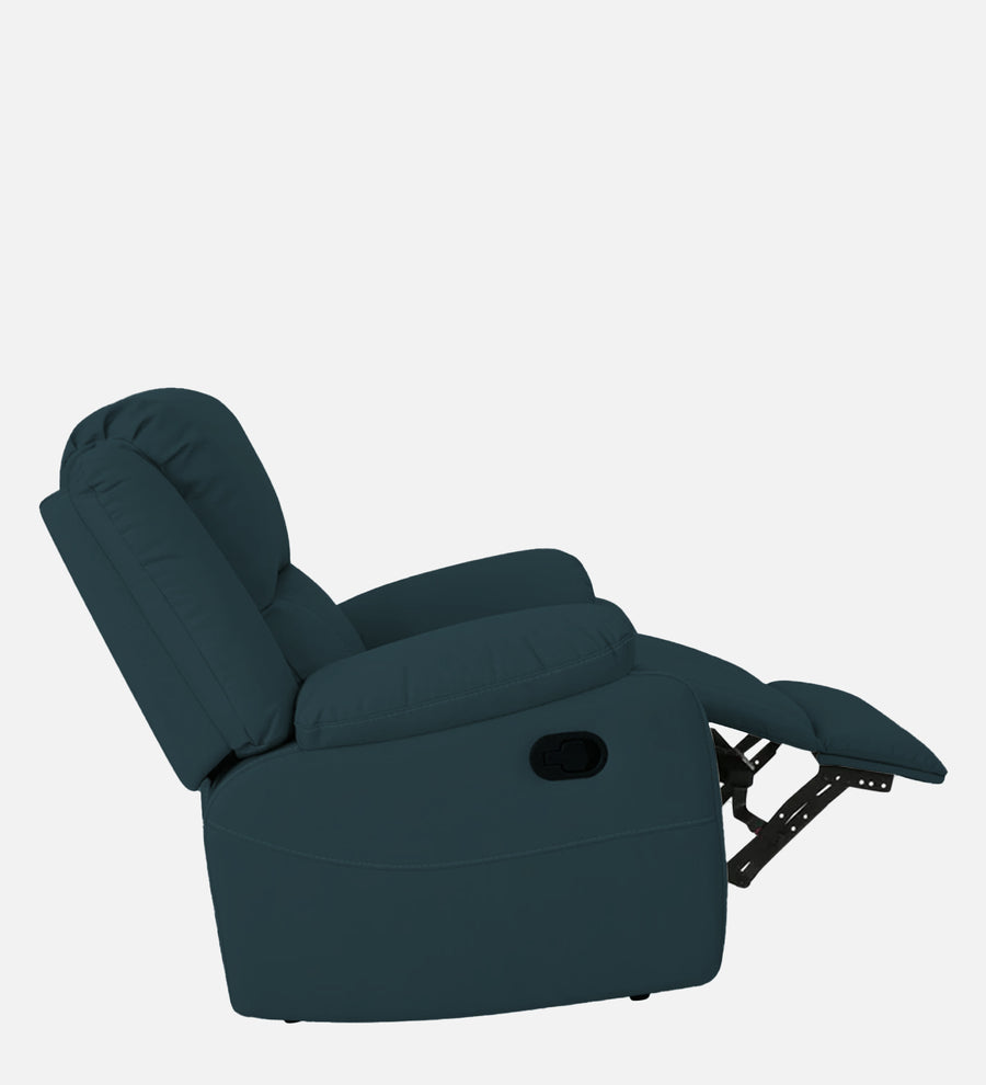 Adley Fabric 1 Seater Motorized Recliner In Harbour Blue Colour - Febonic Living