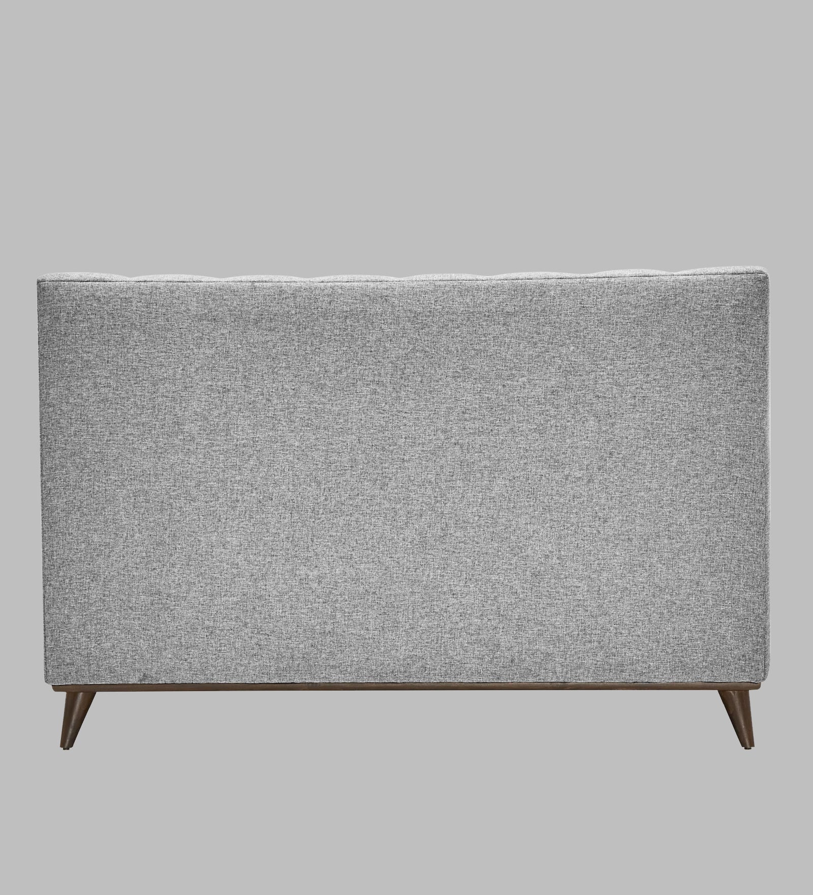Jasmin Fabric Upholstered Queen Bed in Lit Grey Colour - Febonic Living