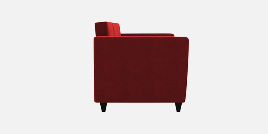 Tokyo Fabric 3 Seater Sofa In Blood Maroon Colour - Febonic Living