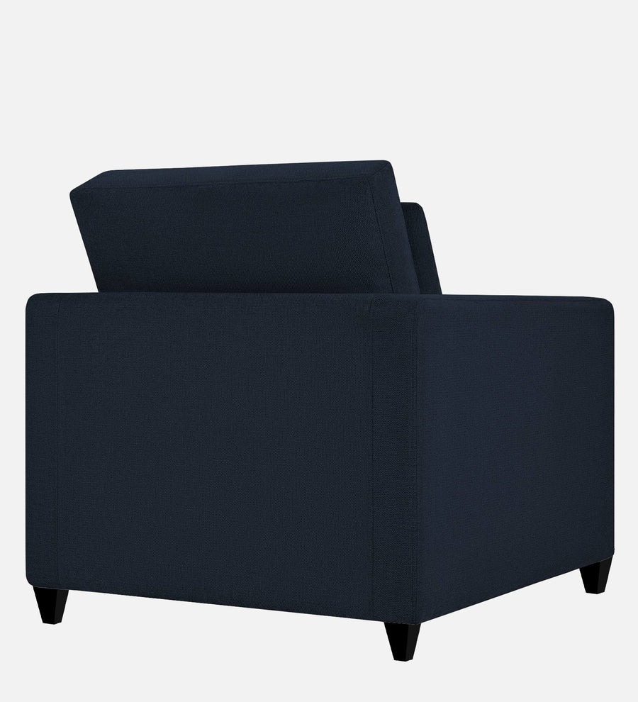 Kera Fabric 1 Seater Sofa In Denim Blue Colour - Febonic Living