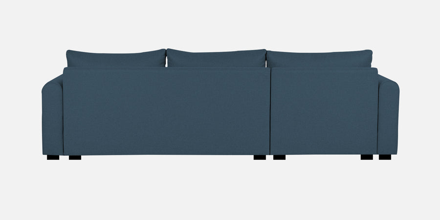 Sigma Fabric Rhs Sectional Sofa 3 Lounger In Light Blue Colour - Febonic Living