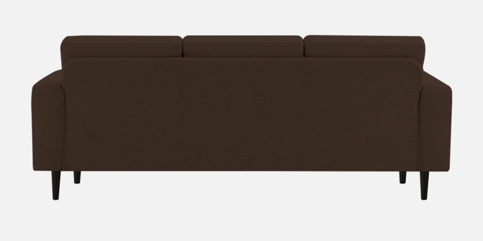 Harbel Fabric 3 Seater Sofa In Cidar Brown Colour